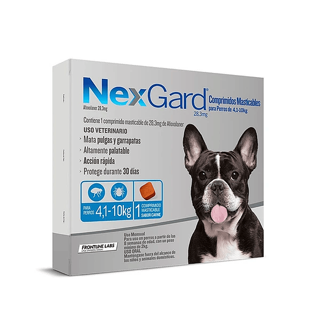 NexGard Comprimidos Masticables 1 Comprimido
