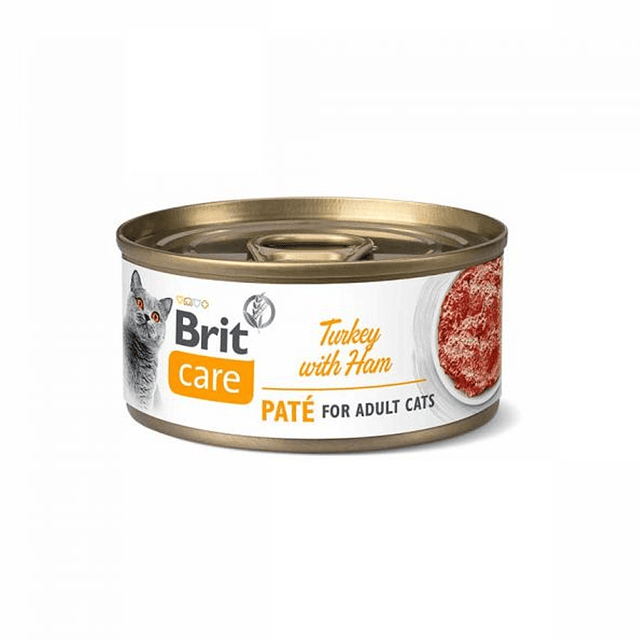 Paté para Gatos Adultos Turkey with Ham 70 g