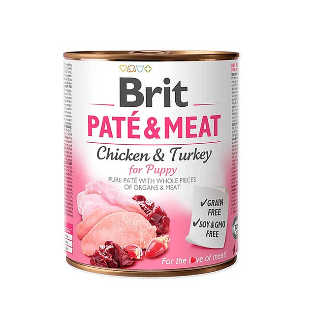 Lata Paté & Meat Chicken & Turkey For Puppy 400 g