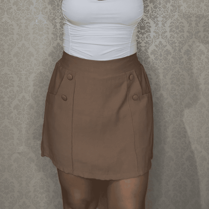 Falda short bolsillo 1