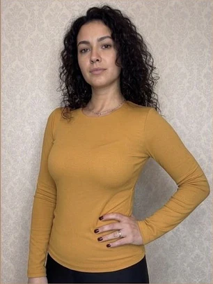 Camiseta Rebeca mostaza