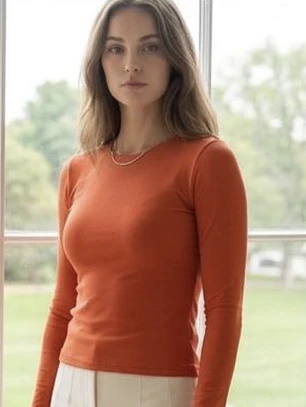 Camiseta Rebeca terracota