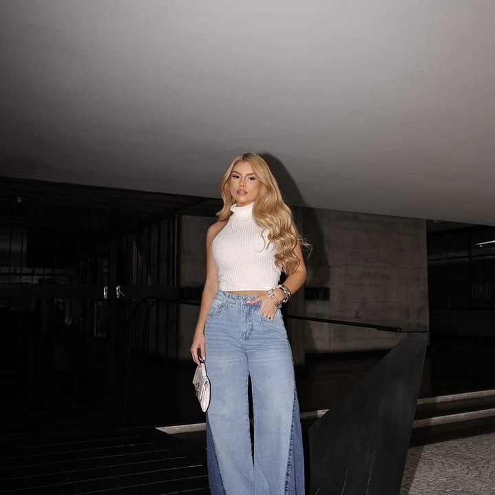Wide leg bicolor 4