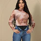 Jeans skinny con faja azul focalizado - Miniatura 2