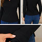 Camiseta micro polar negra - Miniatura 2