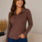 Camiseta micro polar cafe - Miniatura 1