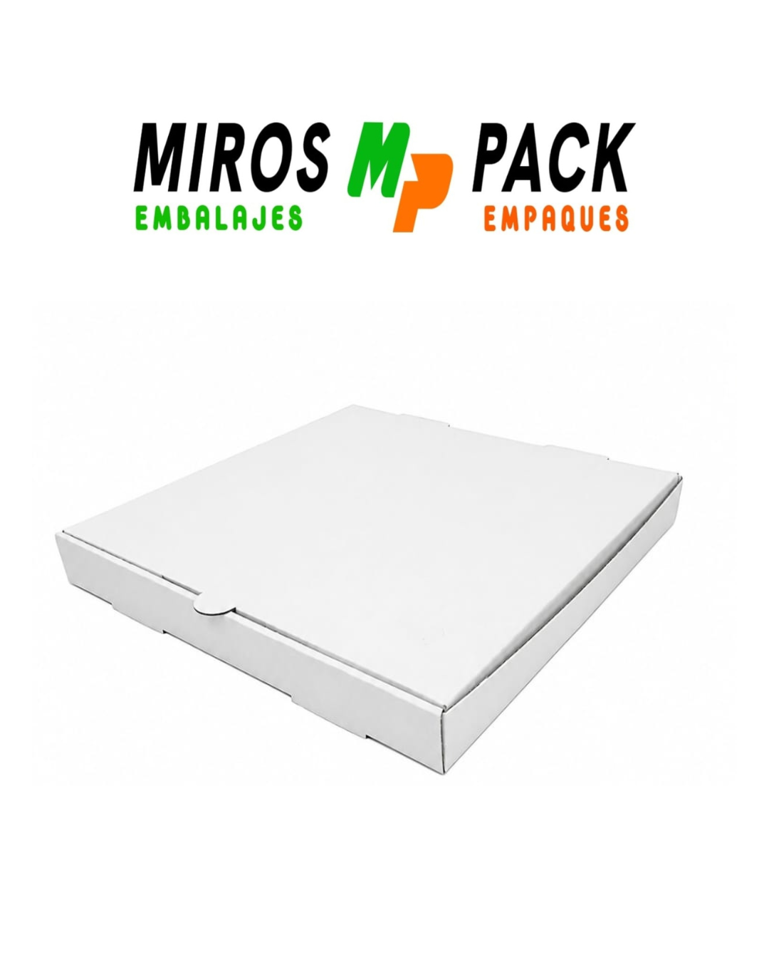 CAJA BLANCA PARA PIZZA