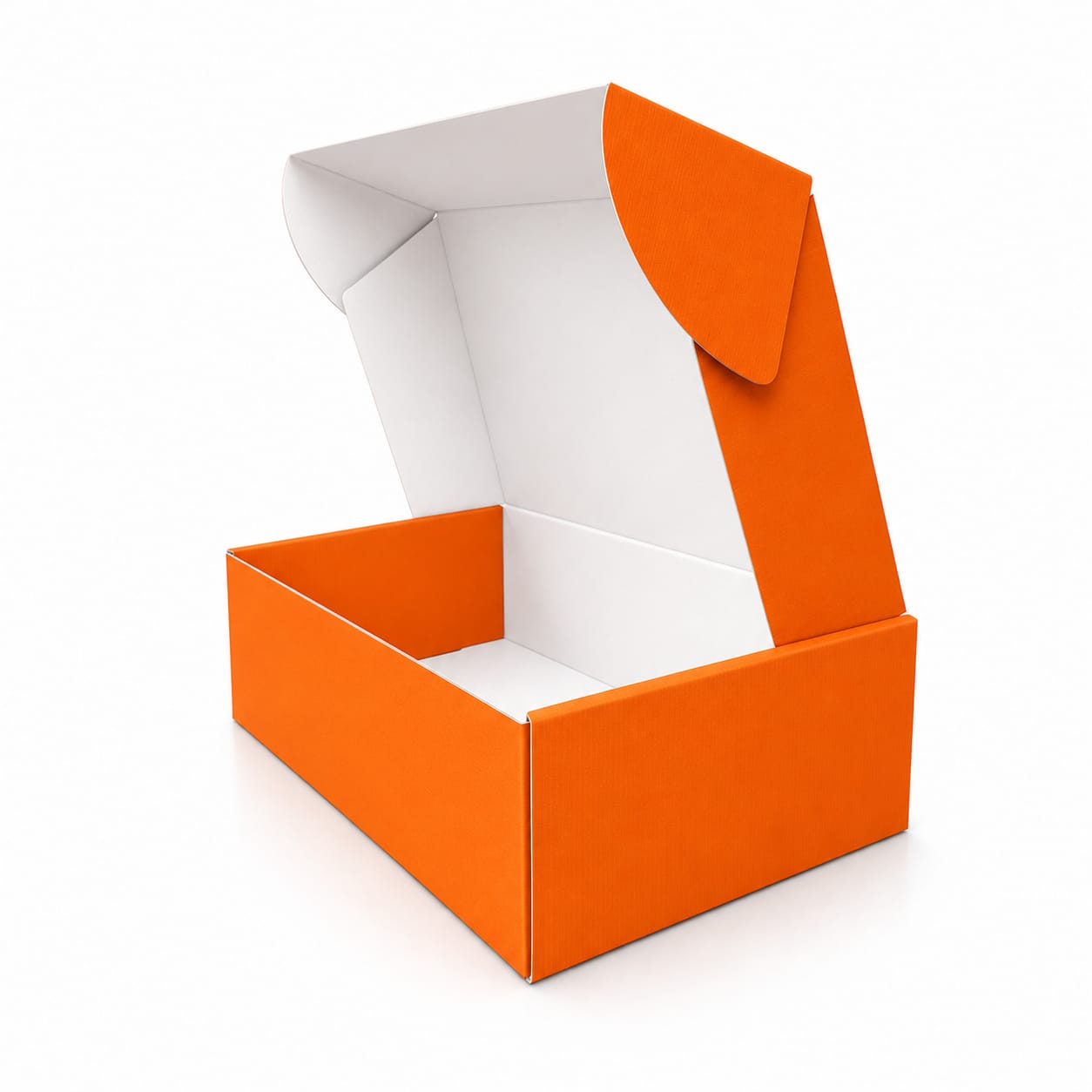 CAJA AUTOARMABLE NARANJA