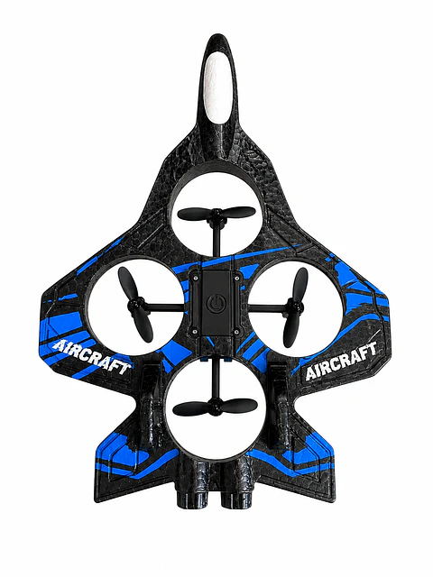 Dron Avión Aircraft RC ES700pro Azul