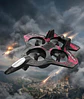 Dron Avión Aircraft RC ES700pro Rojo - Miniatura 1