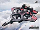 Dron Avión Aircraft RC ES700pro Rojo - Miniatura 6
