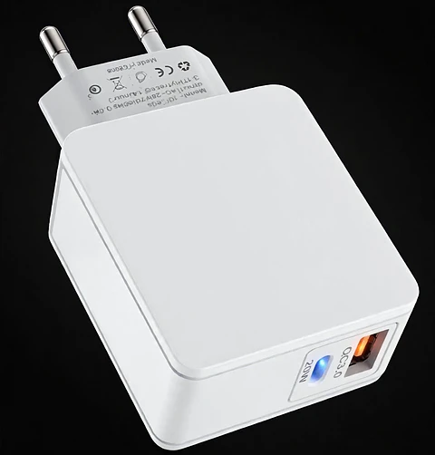 Adactador Cargador Carga Rápida 38W (Tipo A + C)