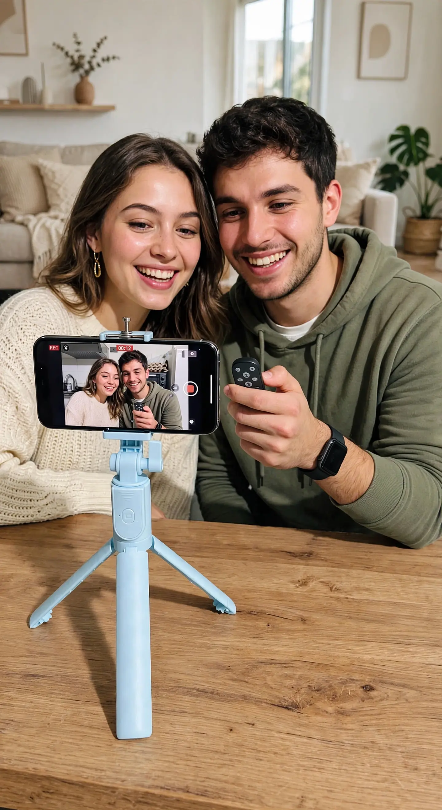 Palo Selfie Trípode Multifuncional R1 con Control Remoto Bluetooth 4