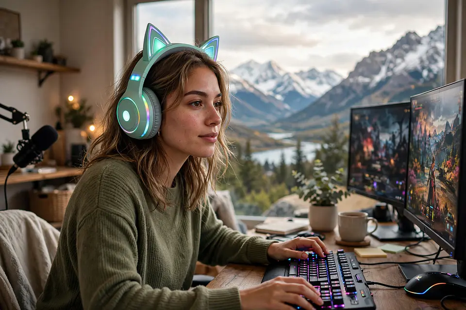 Audífonos Inalámbricos CAT STN-28 Multi-Purpose Game Headset 4