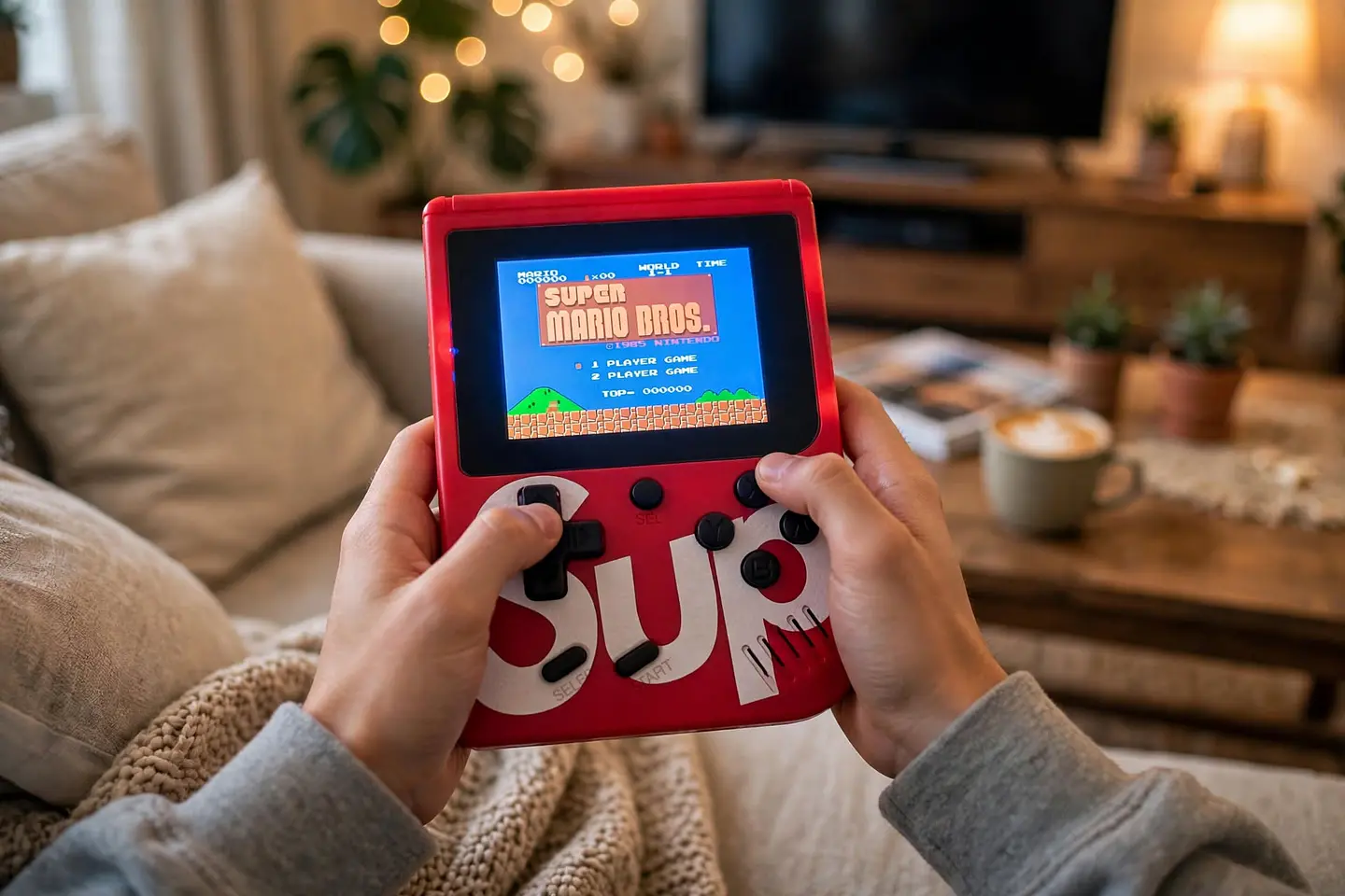 Consola Portátil Retro Sup Game Box 400 en 1 Plus 1