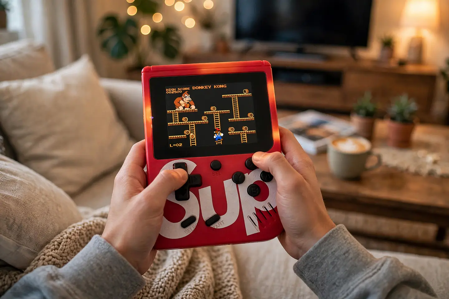 Consola Portátil Retro Sup Game Box 400 en 1 Plus 2