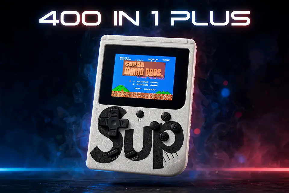 Consola Portátil Retro Sup Game Box 400 en 1 Plus 3