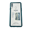 Samsung A20S - Carcasa Transparente Borde de Color