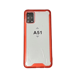 Samsung A51 - Carcasa Transparente Borde de Color