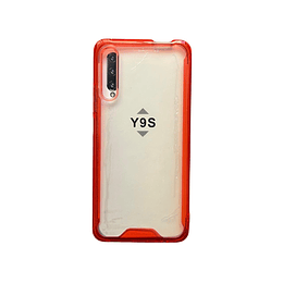 Huawei Y9S - Carcasa Transparente Borde de Color