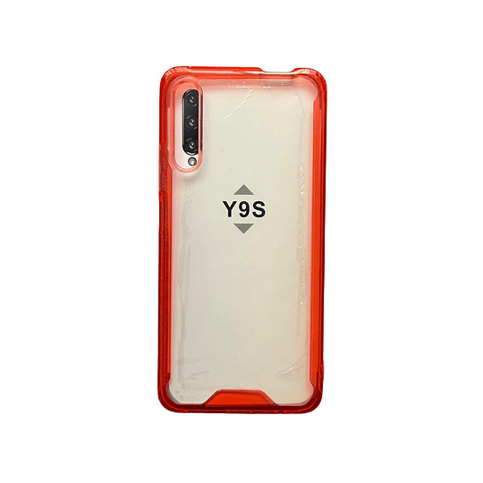 Huawei Y9S - Carcasa Transparente Borde de Color