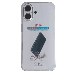 Carcasa para iPhone 16 silicona transparente 