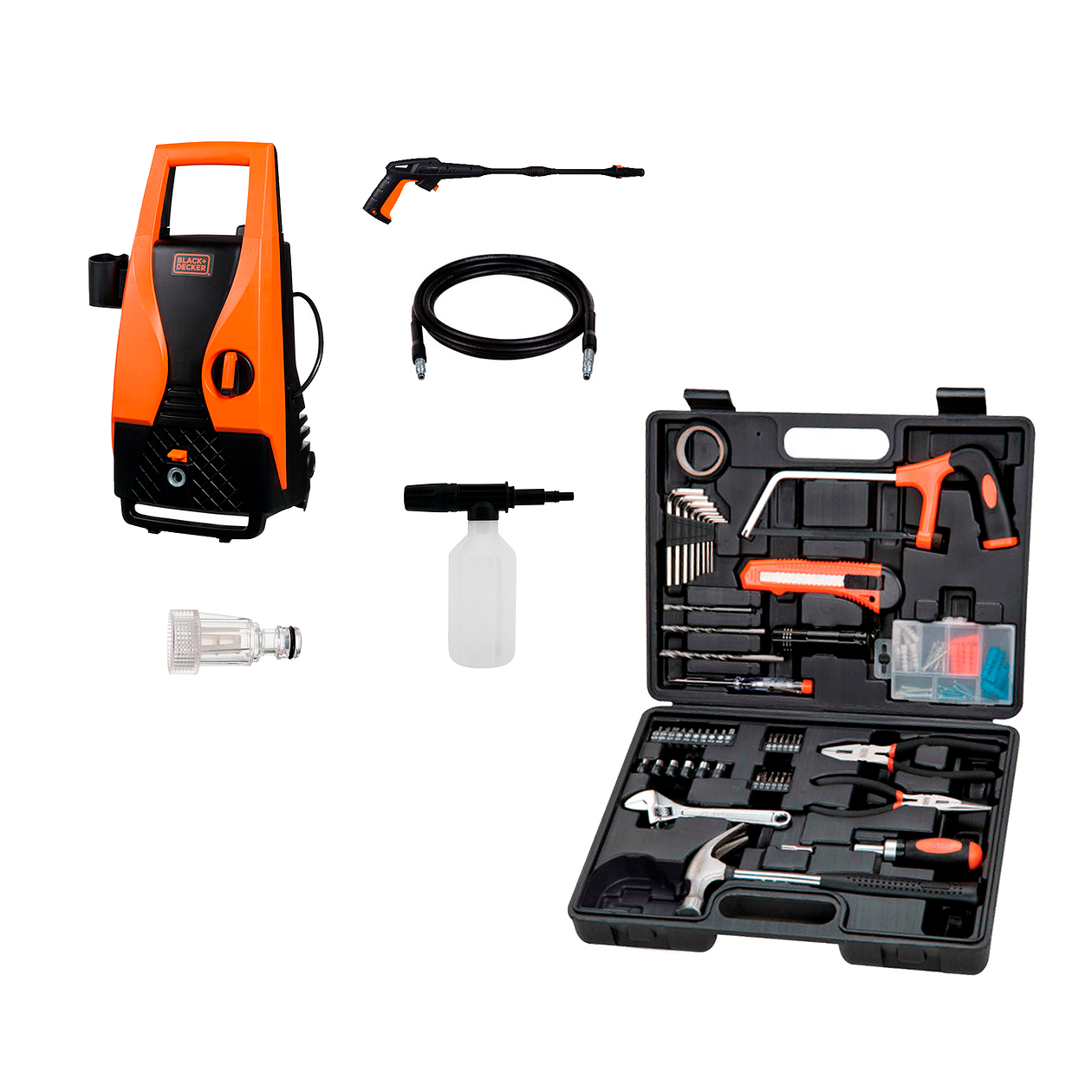 Duocombo hidr pw1450td-b3 + set hta bmt107-la black & decker 1