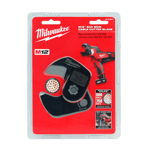 MILWAUKEE CUCHILLAS DE REPUESTO M12 600MCM 48440410 1
