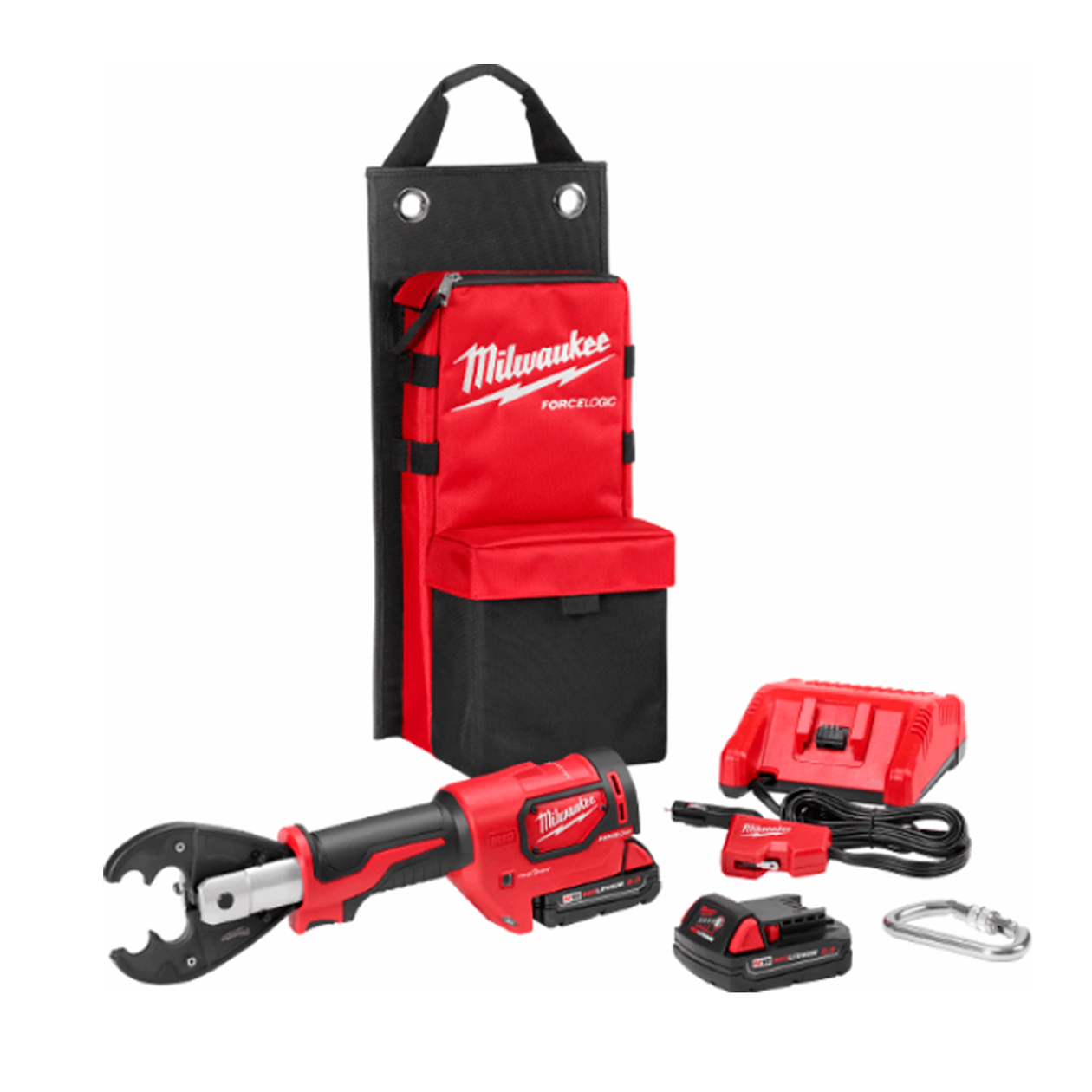 MILWAUKEE KIT PINZA CRIMPEADORA UTILITY 6T 18V 1678-20 1