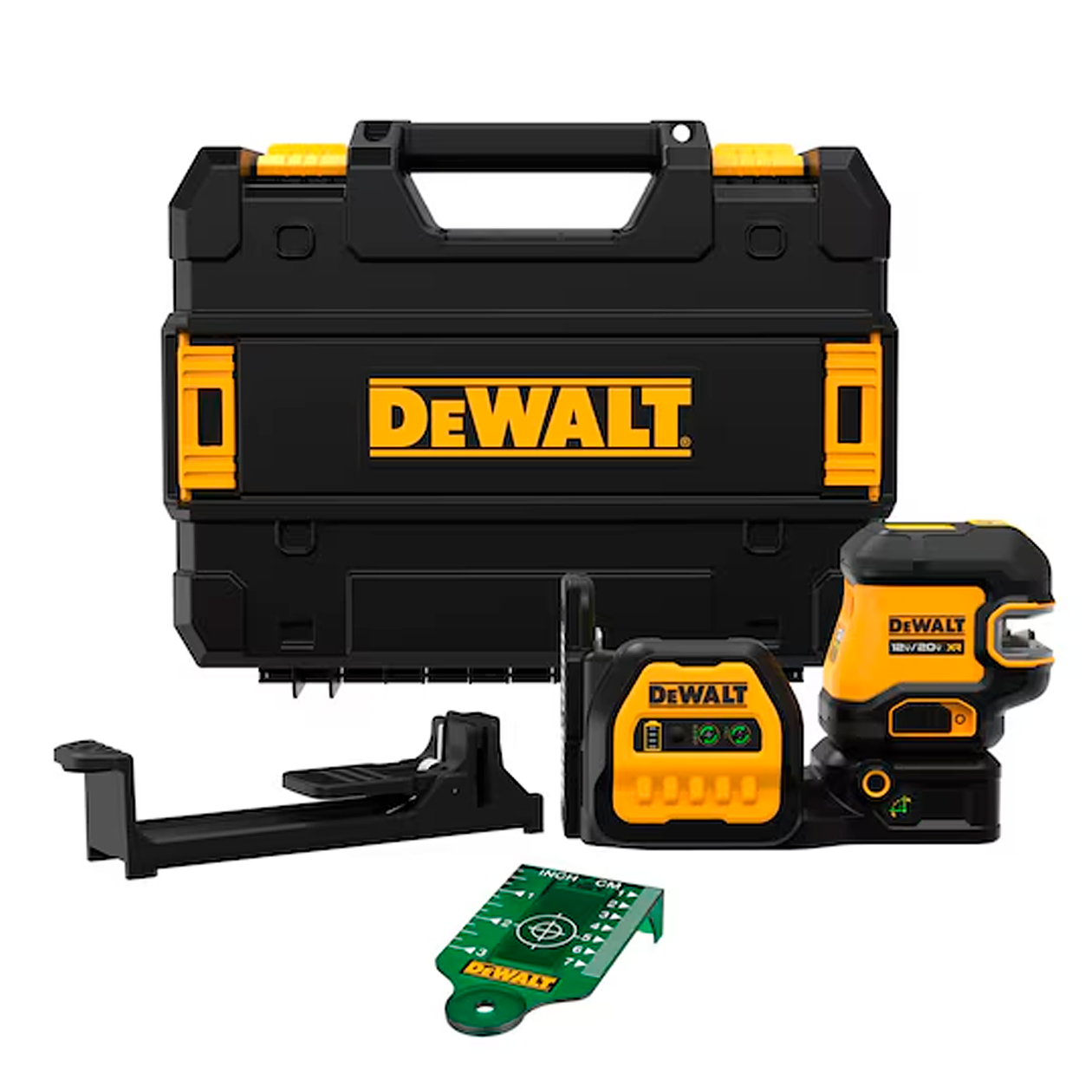 Nivel laser 20v cruz ver (1h1v2d) dcle34220gb dewalt 1