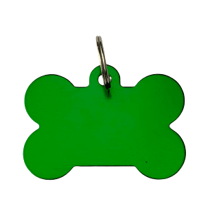 Placa de Aluminio Hueso Grande Verde