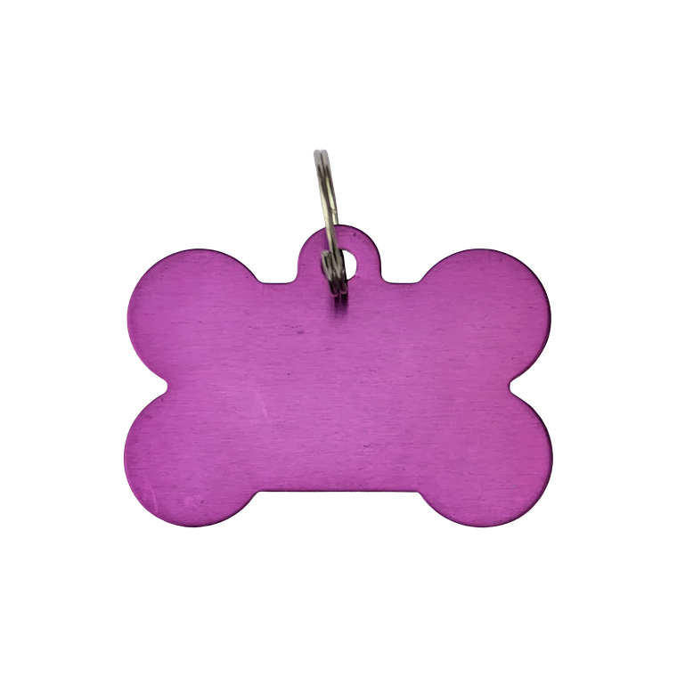 Placa de Aluminio Hueso Mediano Morado 1