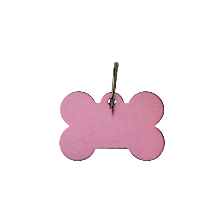 Placa de Aluminio Hueso Pequeño Rosa 1