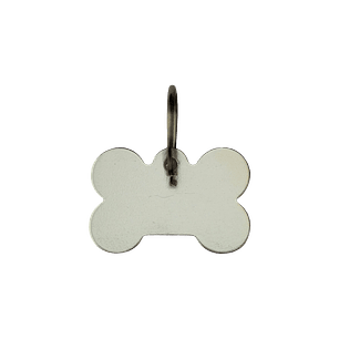 Placa de Aluminio Hueso Pequeño Plateado