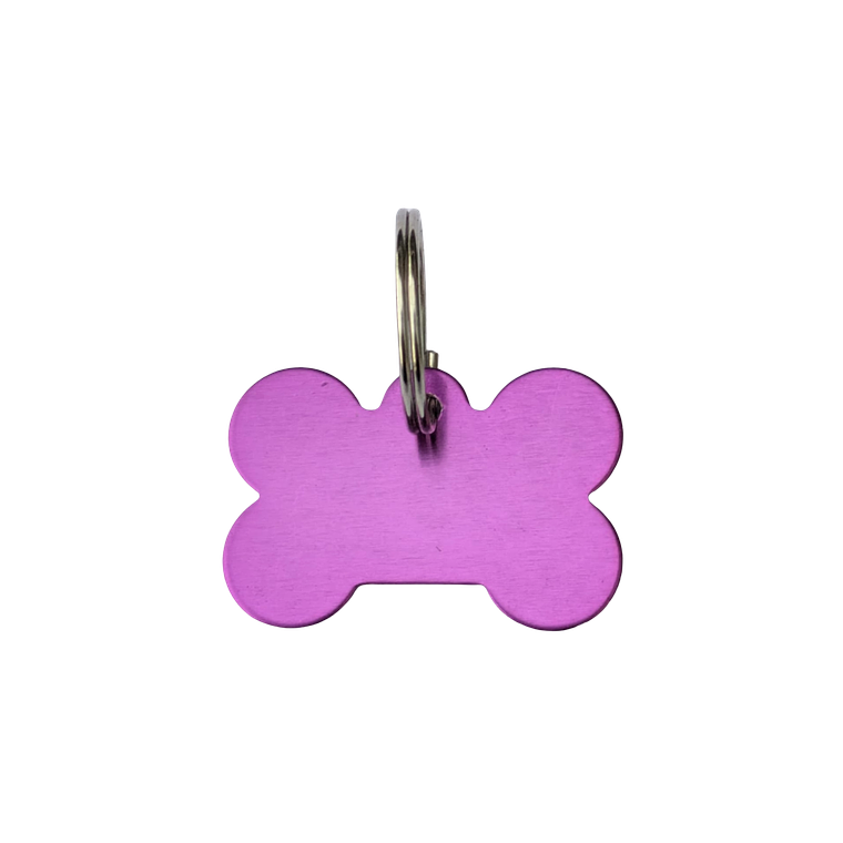 Placa de Aluminio Hueso Pequeño Morado 1
