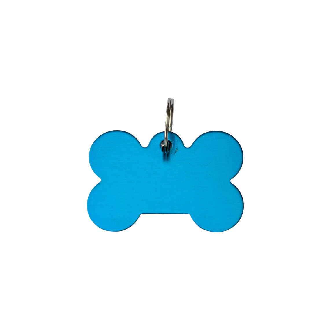 Placa de Aluminio Hueso Pequeño Celeste 1