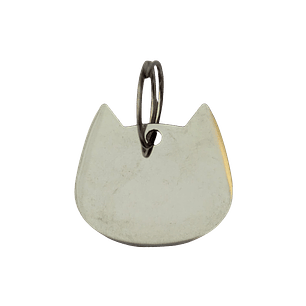 Placa de Acero Inoxidable Gato 1