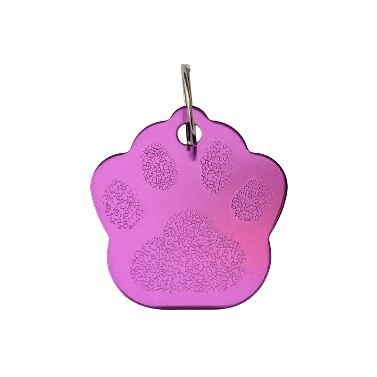 Placa de Aluminio con Forma de Patita 1