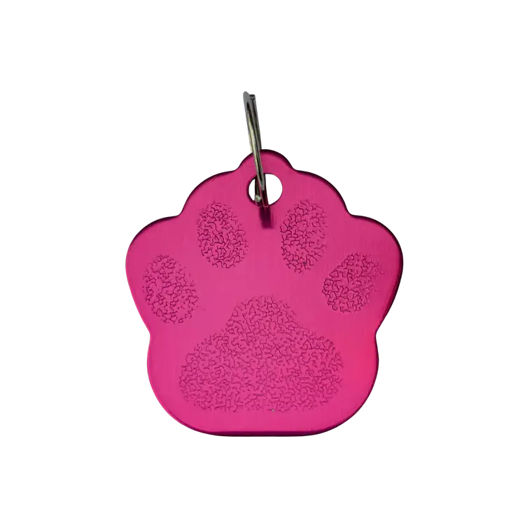 Placa de Aluminio con Forma de Patita 2