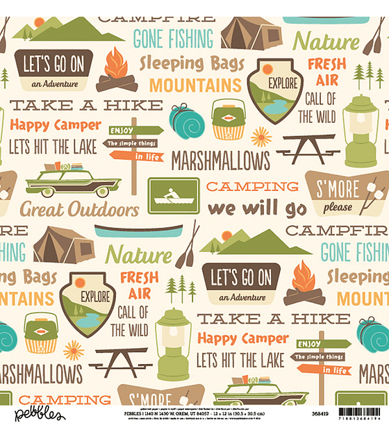 AC Cardstock Camping Signs