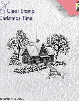 Nellie's Timbre Idyllic winter scene