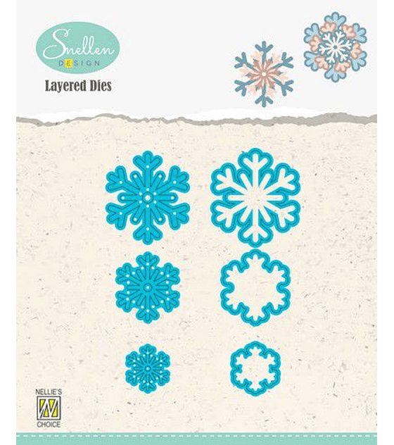 Snellen Design Layered Snowflakes 3