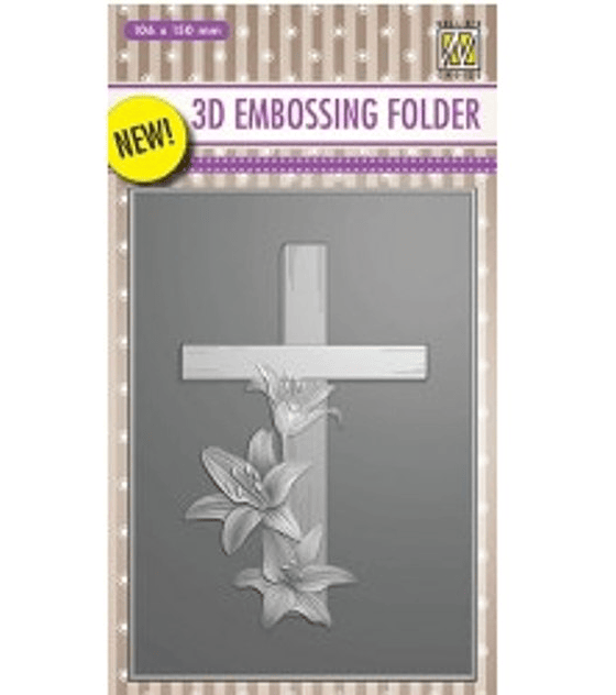 HS texturizador 3D  Cross with Lilies