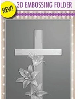 HS texturizador 3D  Cross with Lilies