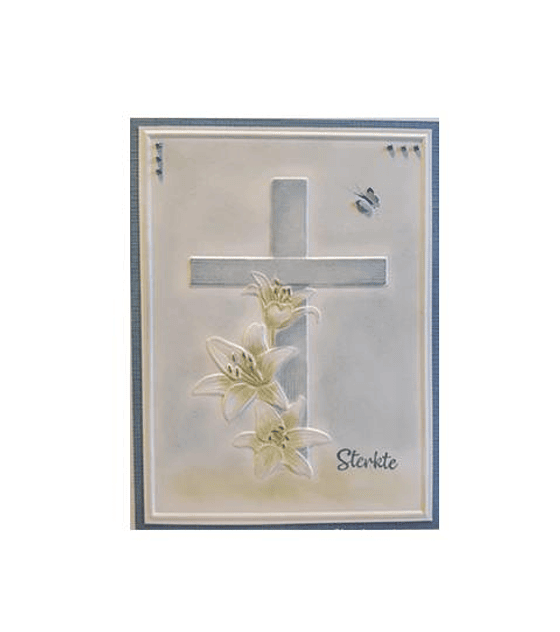 HS texturizador 3D  Cross with Lilies