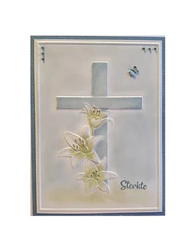 HS texturizador 3D  Cross with Lilies