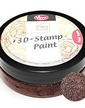 Viva Decor  Pintura de sellos 3D color marron
