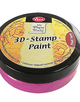 Viva Decor  Pintura de sellos 3D color rosado