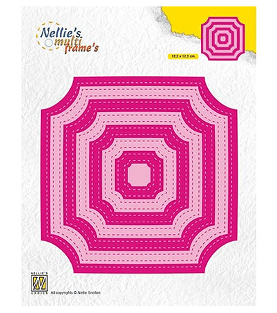 Nellie's Multi Frame Die Stitched Cornerless Squares