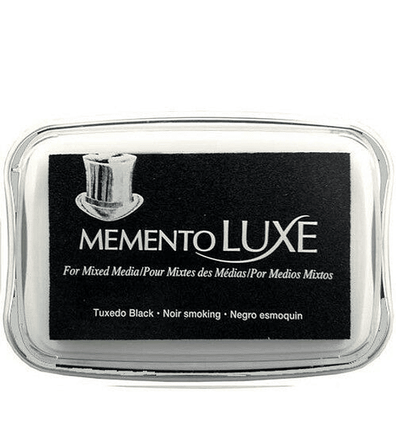 Memento Luxe amohadilla de tinta Tuxedo Black